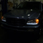 Spec-D 02-05 Mercedes ML W163 Projector Headlights Black/Smoked