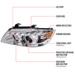 Spec-D 06-08 BMW 3-series E90 Projector Headlights Chrome 4Dr