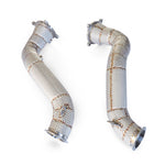 Catless Hi Flow Heat Shield Downpipes For McLaren 720s 4.0T