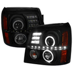 Spec-D 02-06 Cadillac Escalade Projector Headlights Smoked