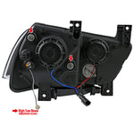 Spec-D 11-14 Charger U-Shape LED Headlights Black/Smoked