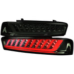 Spec-D 16-18 Chevrolet Camaro LED Chrome Tail Lights Smoked Lens