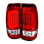 Spec-D 03-07 Silverado GMC Sierra G2 LED Tail Lights Red/Clear