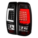 Spec-D 99-02 Silverado 99-06 GMC Sierra Tail Lights G2 LED Black/Clear