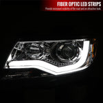 Spec-D 15-22 Chevy Colorado Headlights LED Bar Projector Chrome