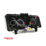 Spec-D 02-06 Avalanche 03-07 Silverado Halo Headlights Chrome