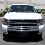 Spec-D 07-13 Chevy Silverado Pickup Projector Headlights Black