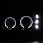 Spec-D 02-06 Avalanche 03-07 Silverado Halo Headlights Smoked