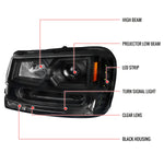 Spec-D 02-09 Chevy Trailblazer Headlights Projector V2 Black