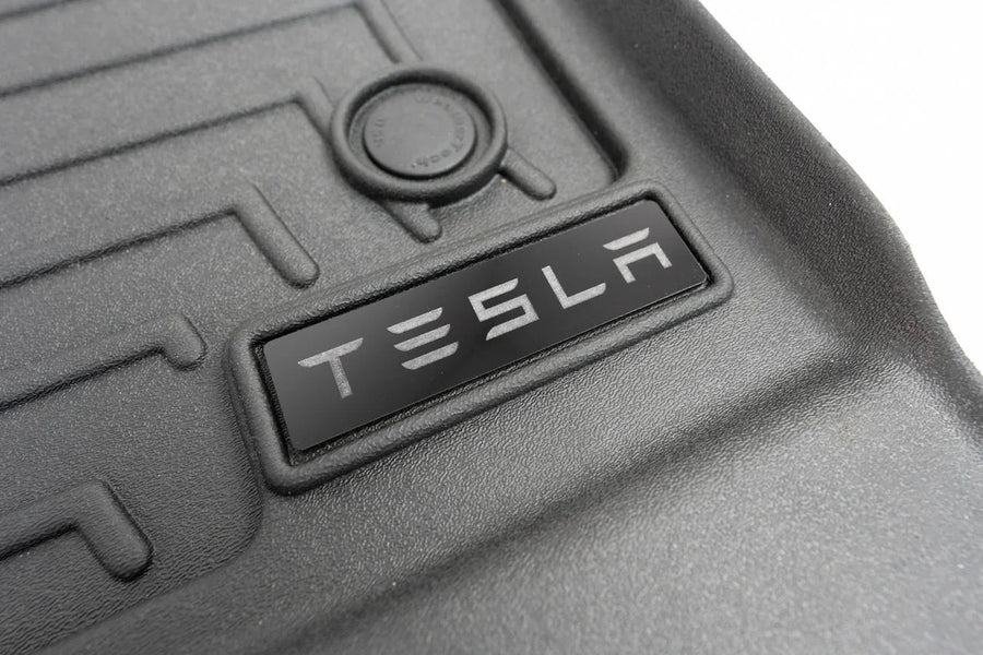 Tesla Logo Emblem for WeatherTech Floor Mats - Model S, X, 3, and Y