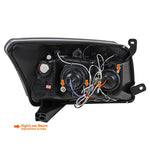 Spec-D 07-12 Dodge Caliber Headlights Halo Projector Smoked