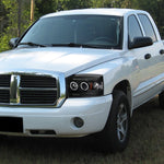Spec-D 05-07 Dodge Dakota Halo Projector Headlights Chrome