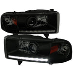 Spec-D 94-02 Dodge Ram 1500 2500 3500 Headlights Smoked