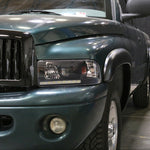 Spec-D 94-02 Dodge Ram Projector Headlights Matte Black/Clear