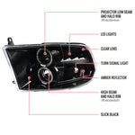 Spec-D 09-18 Dodge Ram 1500 2500 3500 SEQ LED Headlights Black