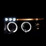 Spec-D 94-01 Ram 1500/2500/3500 Halo Projector Headlights Black/Clear