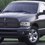 Spec-D 02-05 Dodge Ram Halo LED Projector Headlights Chrome