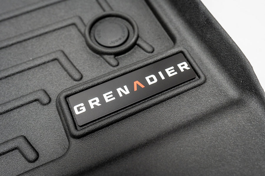 "Grenadier" Weathertech Floor Mat Logo (Etched Acrylic) - Universal