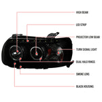 Spec-D 05-07 Ford Escape Dual Halo Projector Headlights Smoked
