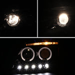 Spec-D 97-03 Ford F150 Projector Headlights LED Black