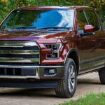 Spec-D 15-17 Ford F150 Projector Headlights LED Bar Black