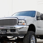 Spec-D 99-04 Ford F250 F350 F450 Dual Halo Headlights Black