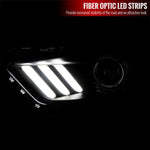 Spec-D 15-20 Ford Mustang Projector Headlights Black Smoked