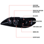 Spec-D 94-98 Ford Mustang Projector Headlights Black/Smoked