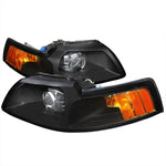 Spec-D 99-04 Ford Mustang Projector Headlights Black
