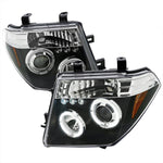 Spec-D 05-08 Frontier 05-07 Pathfinder LED Headlights Black