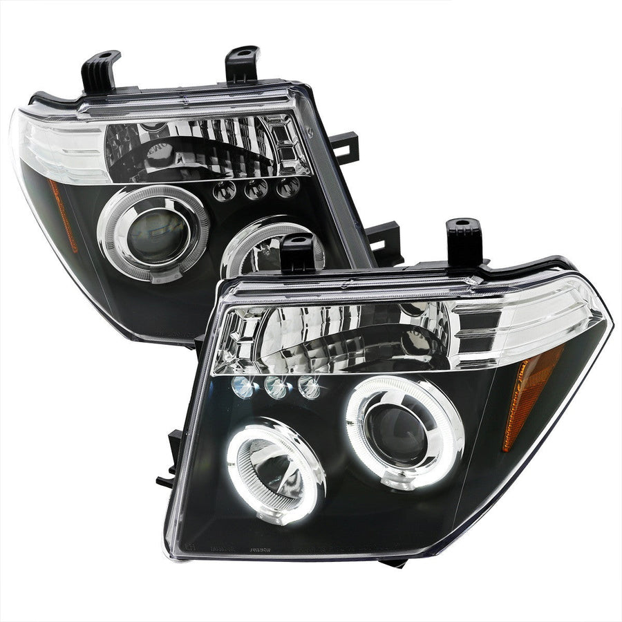 Spec-D 05-08 Frontier 05-07 Pathfinder LED Headlights Black