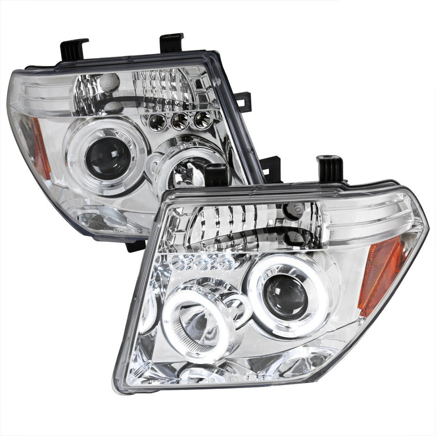Spec-D 05-08 Frontier Pathfinder Projector Headlights Chrome