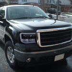 Spec-D 07-14 GMC Sierra 1500HD 2500HD Projector Headlights Black/Smok