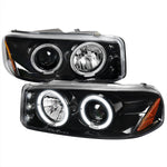 Spec-D 00-06 GMC Denali Dual Projector Headlights Black