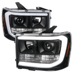 Spec-D 07-14 GMC Sierra 1500 Projector Headlights Black/Clear