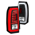 Spec-D 15-20 GMC Yukon Tail Lights LED Matte Black/Clear