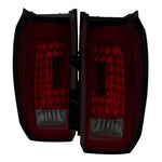 Spec-D 15-20 GMC Yukon Tail Lights LED Chrome/Red Smoked