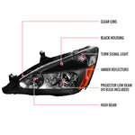 Spec-D 03-07 Honad Accord Retrofit Projector Headlights Black