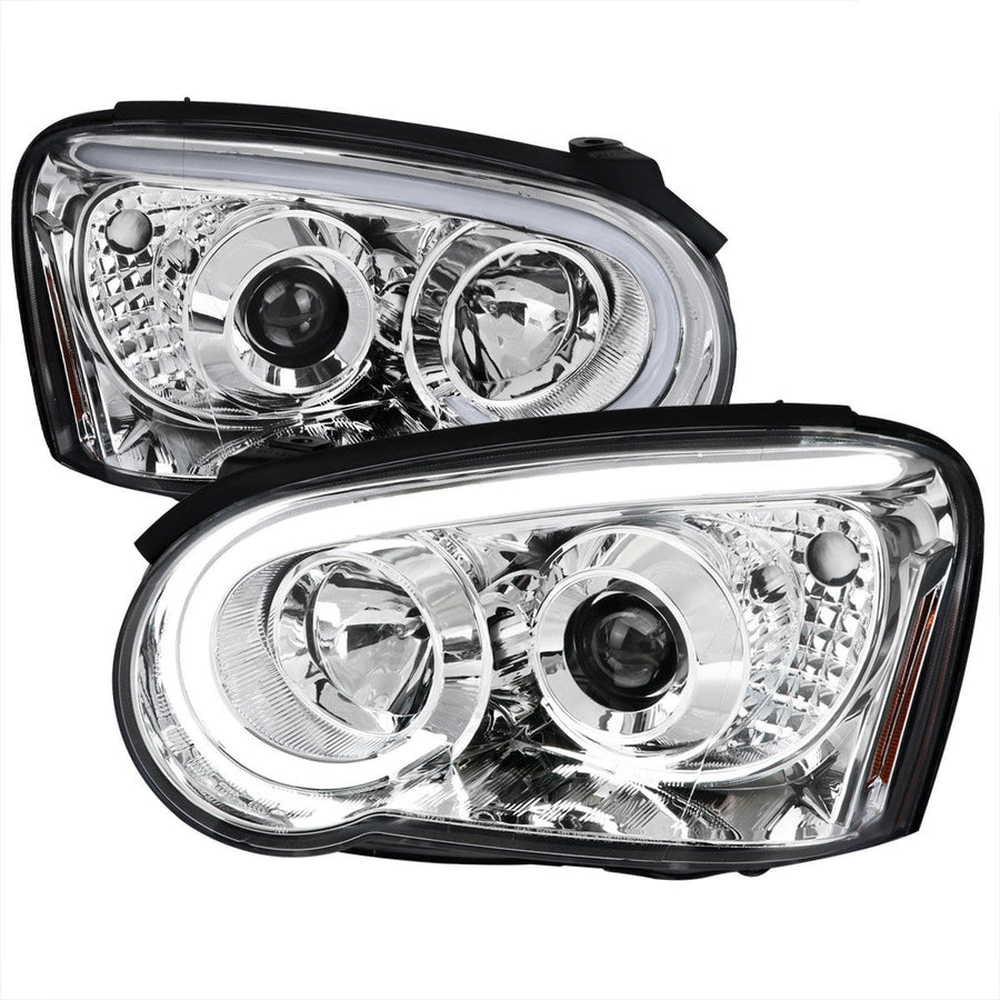 Spec-D 04-05 Impreza Outback Wrx Projector Headlights Chrome