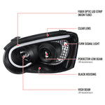 Spec-D 04-05 Impreza WRX STI Projector Headlights LED Black/Clear
