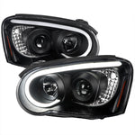 Spec-D 04-05 Impreza WRX STI Projector Headlights LED Black/Clear