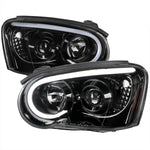 Spec-D 04-05 Impreza WRX STI Outback Headlights Black/Clear
