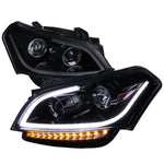 Spec-D 10-11 Kia Soul Headlights LED Bar Projector Smoked