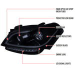 Spec-D 10-11 Kia Soul Headlights LED Bar Projector Smoked