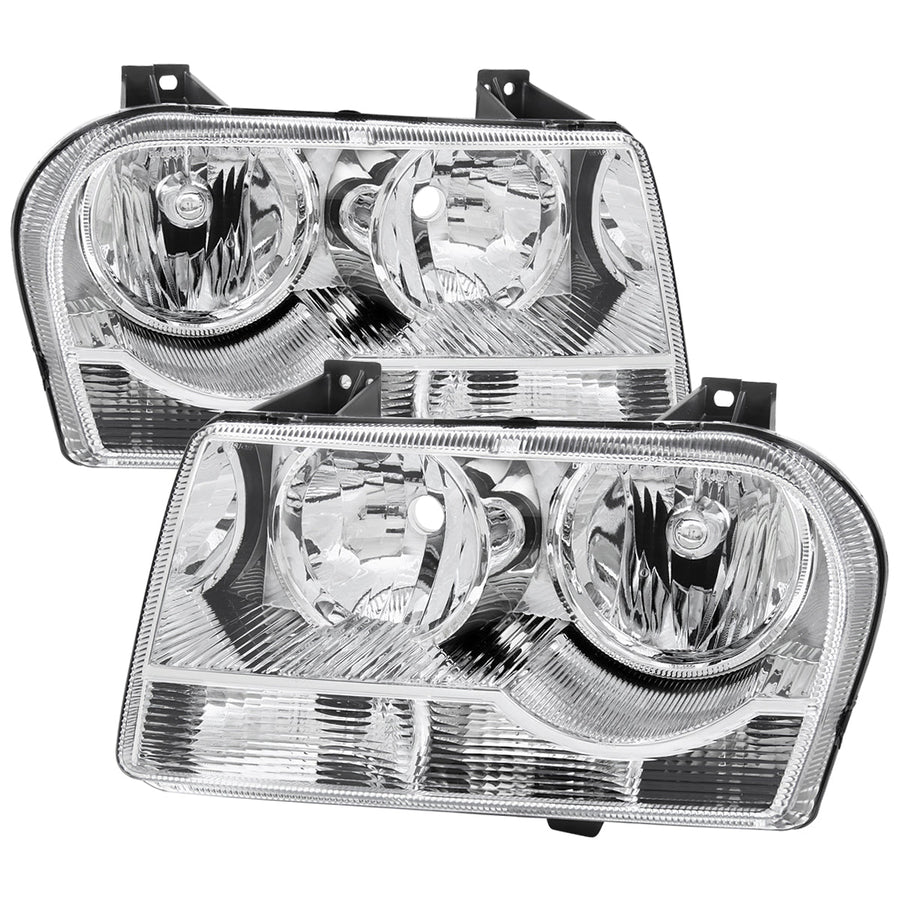 Spec-D 05-10 Chrysler 300 OEM Style Headlights Chrome/Clear