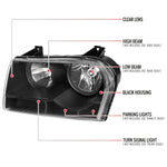 Spec-D 05-10 Chrysler 300 Headlights OEM Style Black/Clear