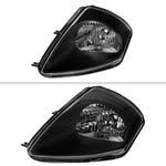 Spec-D 00-05 Mitsubishi Eclipse Crystal Headlights OEM Style Black