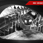 Spec-D 00-05 Mitsubishi Eclipse Crystal Headlights OEM Style Black
