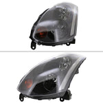 Spec-D 03-05 Infiniti G35 Coupe Headlights OEM Style Black