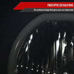 Spec-D 05-09 Ford Mustang LED Halo Headlights OEM Style Black/Smoked